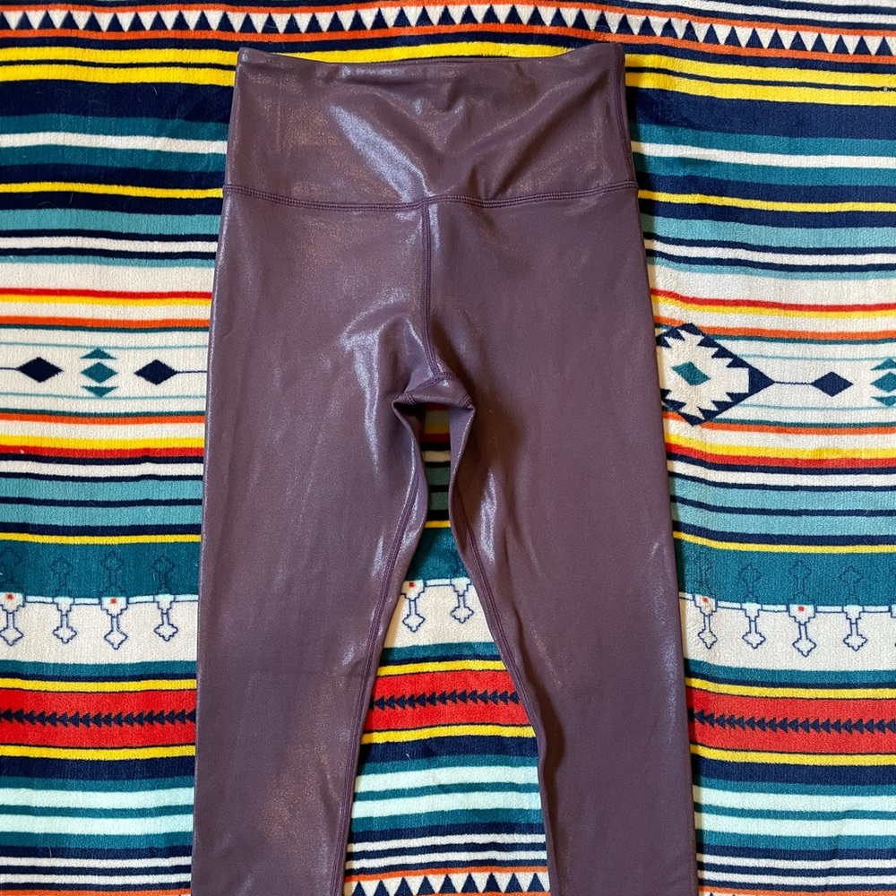 Zyia Plum Metallic Light n Tight Size 2